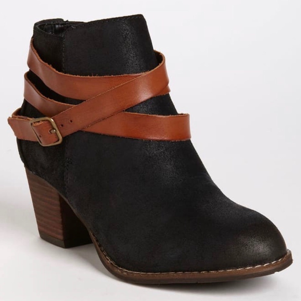 DV by Dolce Vita Java Black Suede Ankle Boot